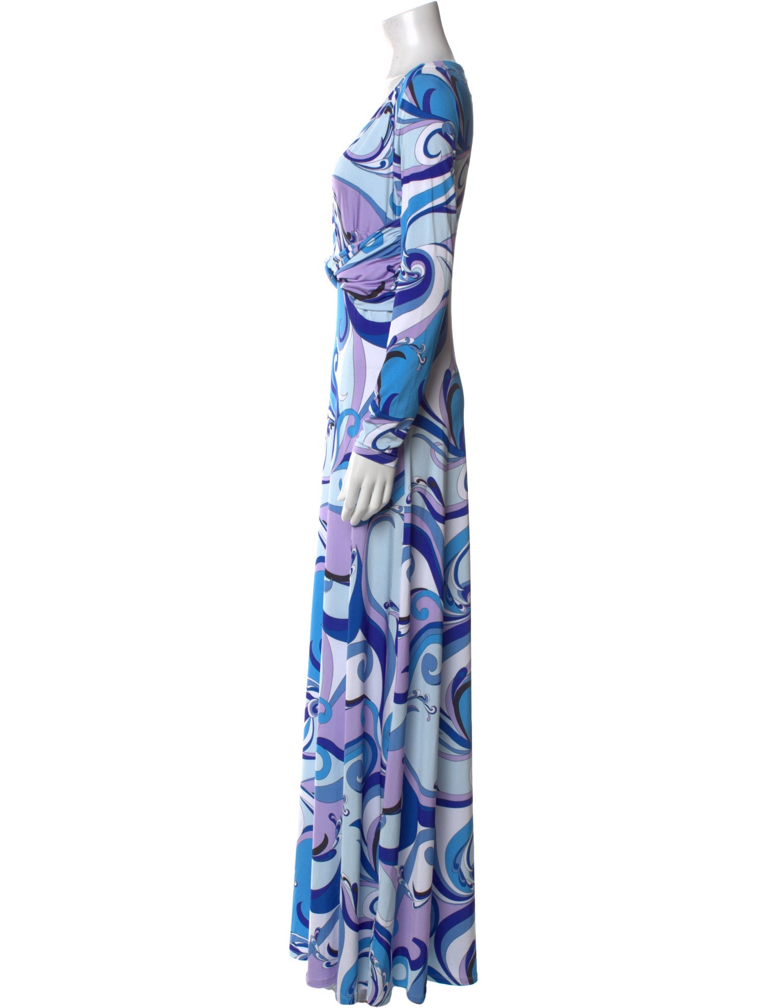 L'Agence Paisley Print Long Dress w/ Tags