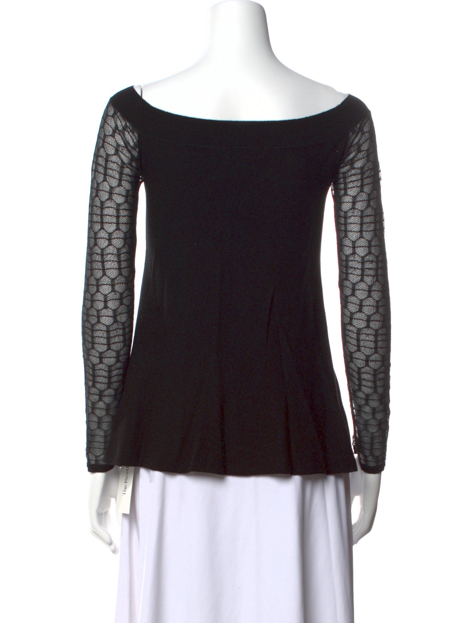 L'Agence Bateau Neckline Long Sleeve Top