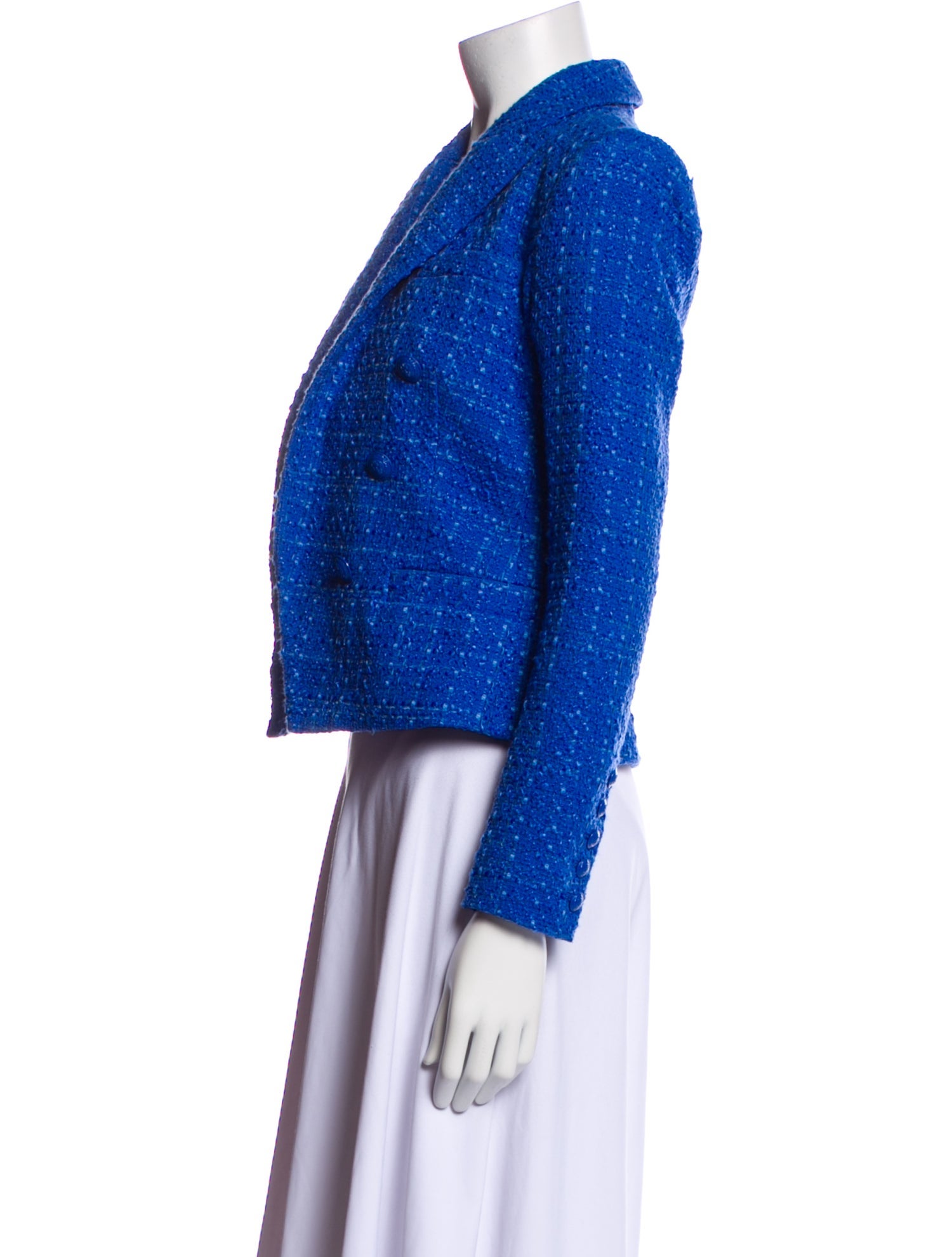 L'Agence Tweed Pattern Blazer