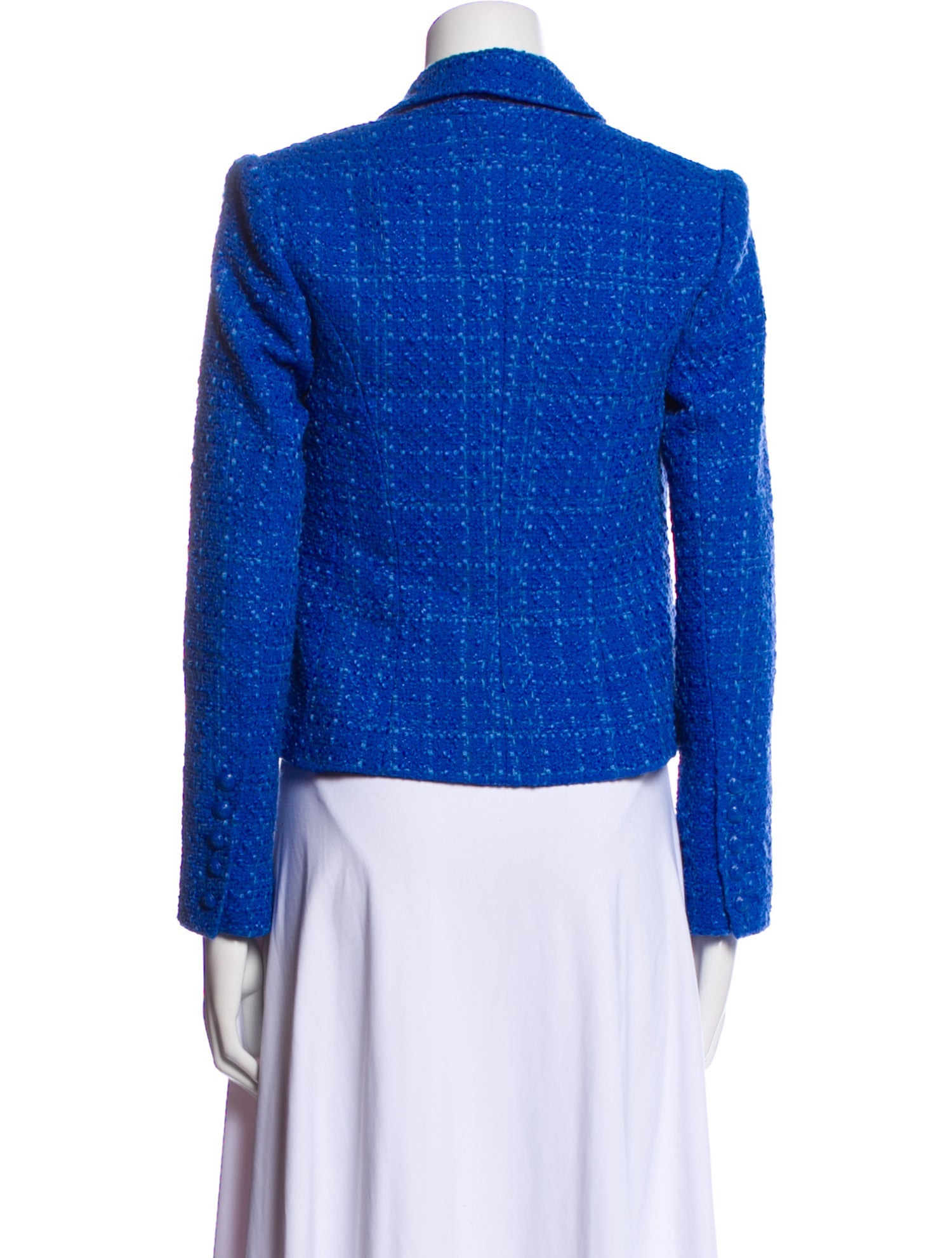 L'Agence Tweed Pattern Blazer