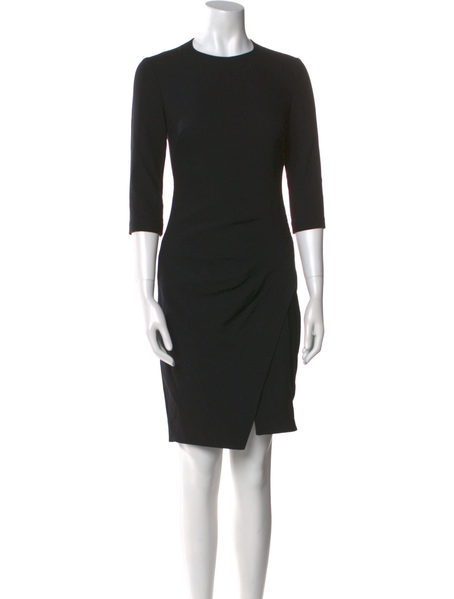 L'Agence Crew Neck Knee-Length Dress