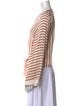 L'Agence Silk Striped Blouse