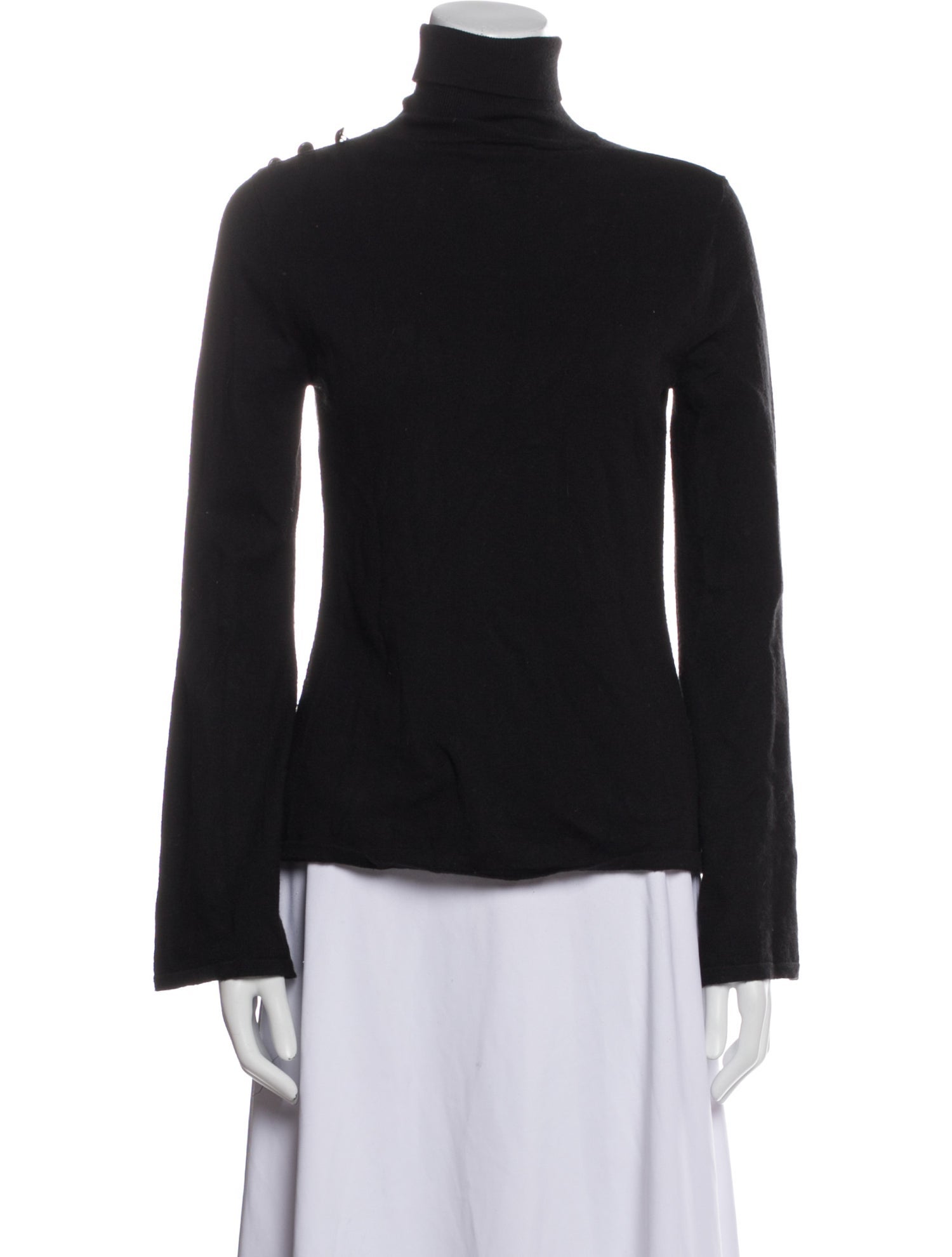 L'Agence Turtleneck Long Sleeve Sweatshirt