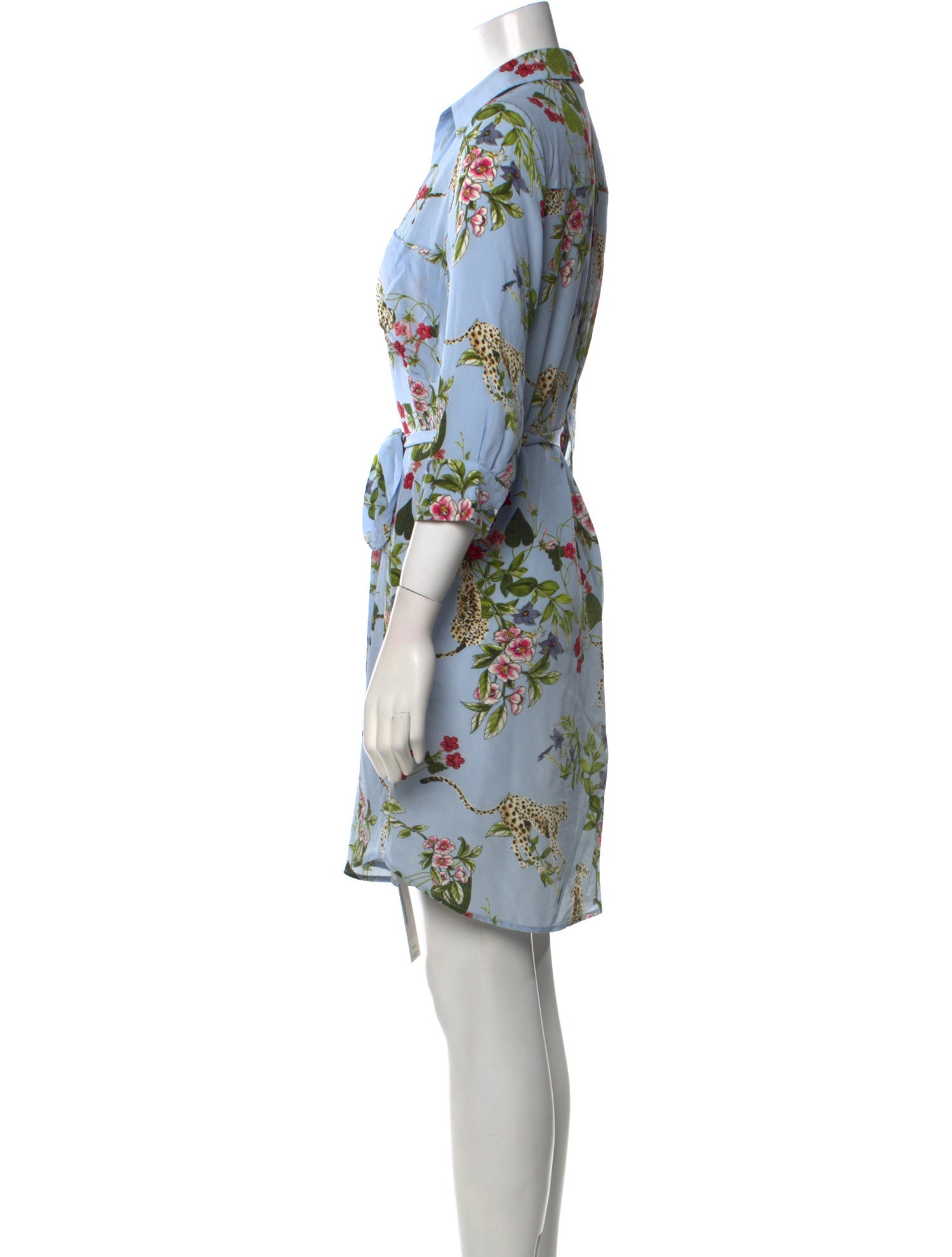 L'Agence Silk Mini Dress