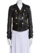 L'Agence Leather Biker Jacket