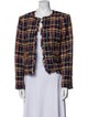 L'Agence Tweed Pattern Evening Jacket