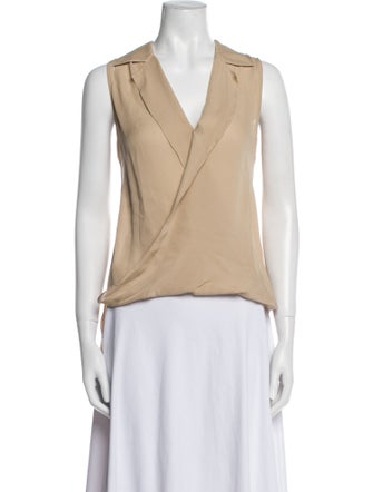 L'Agence Silk Sleeveless Top