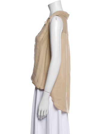 L'Agence Silk Sleeveless Top