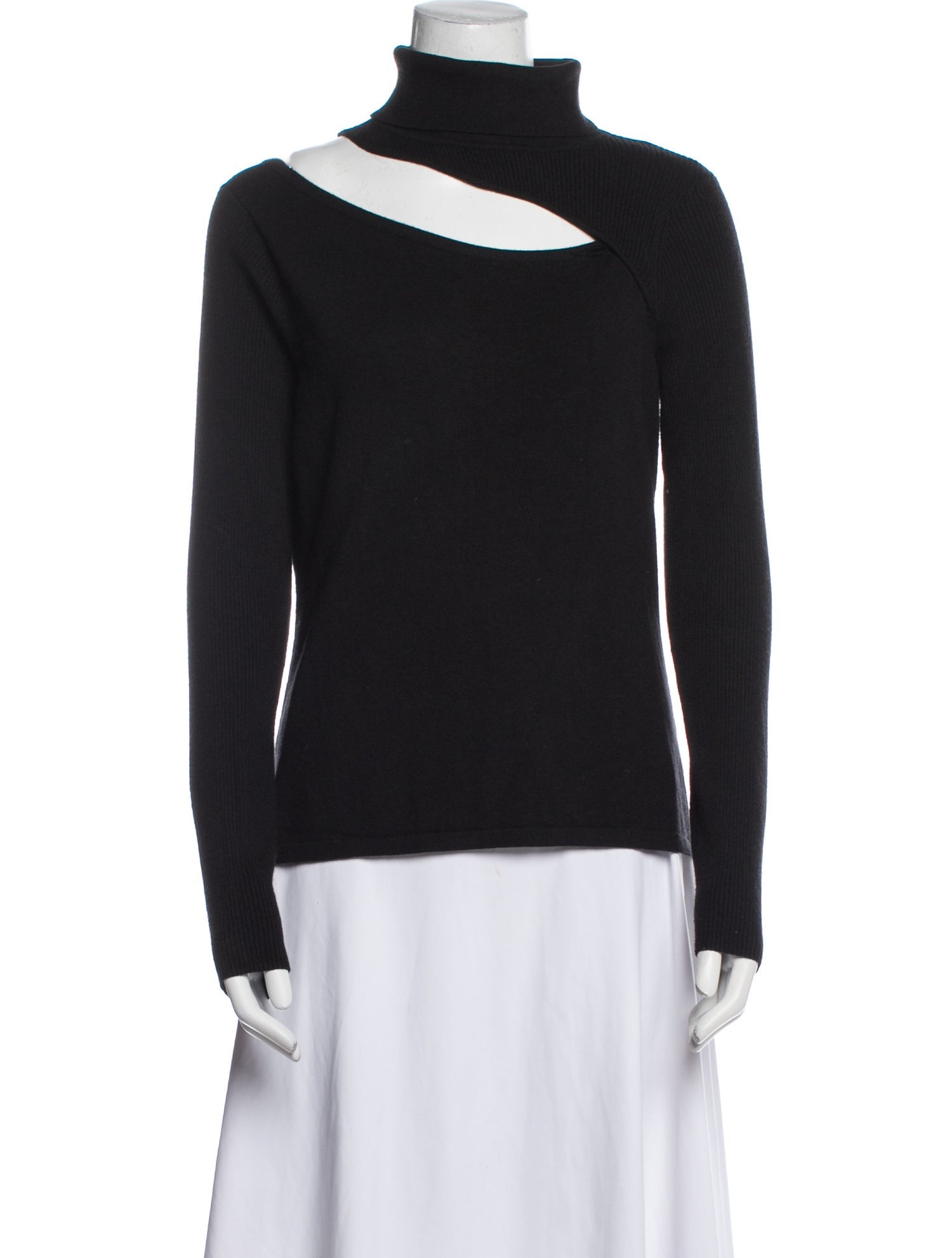 L'Agence Turtleneck Long Sleeve Sweatshirt
