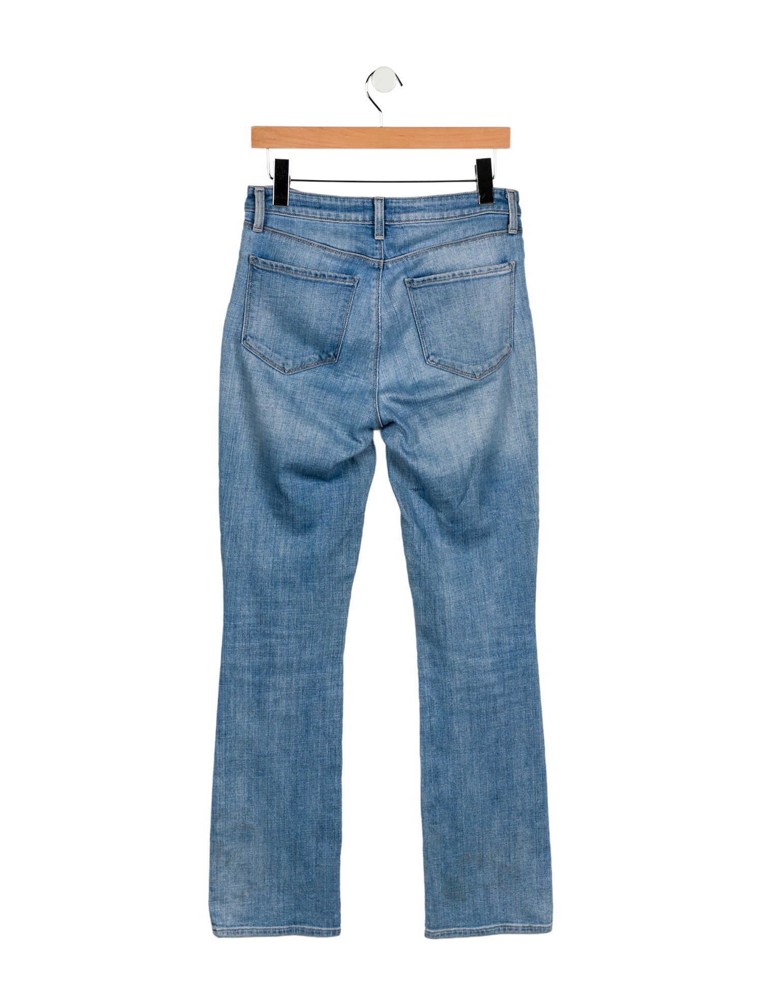 L'Agence Mid-Rise Straight Leg Jeans