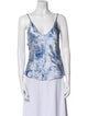 L'Agence Silk Printed Top