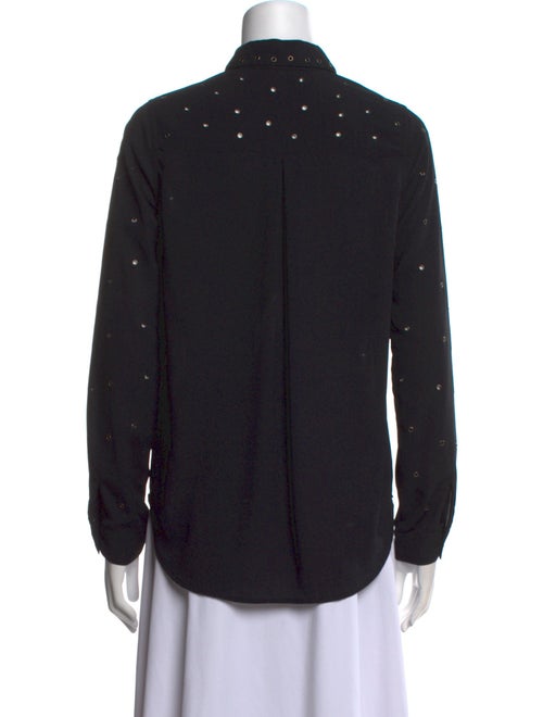 L'Agence Long Sleeve Button-Up Top
