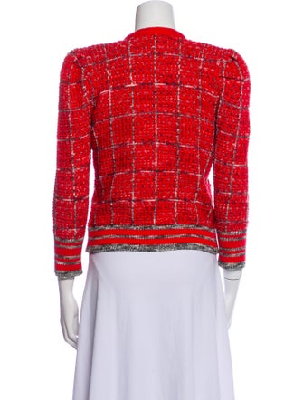 L'Agence Tweed Pattern Blazer