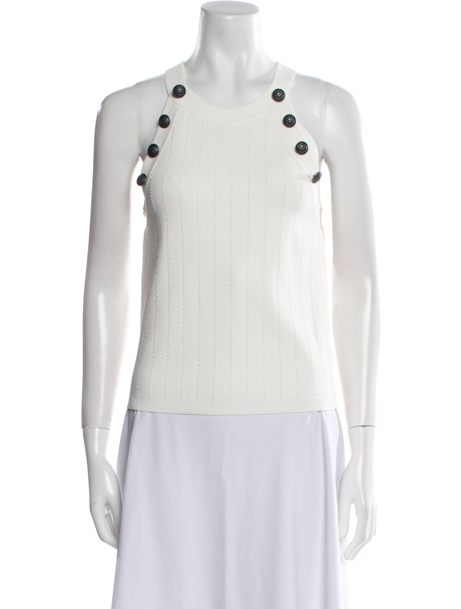 L'Agence Crew Neck Sleeveless Top w/ Tags