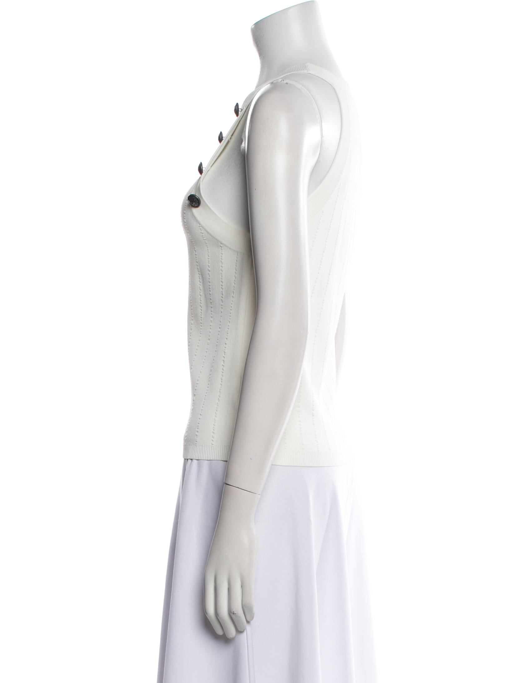 L'Agence Crew Neck Sleeveless Top w/ Tags