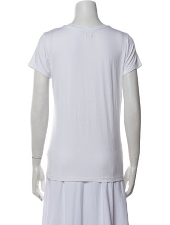 L'Agence Crew Neck Short Sleeve T-Shirt