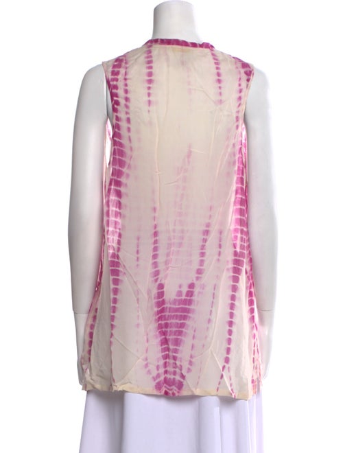 L'Agence Silk Striped Tunic
