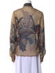 L'Agence Silk Paisley Print Blouse