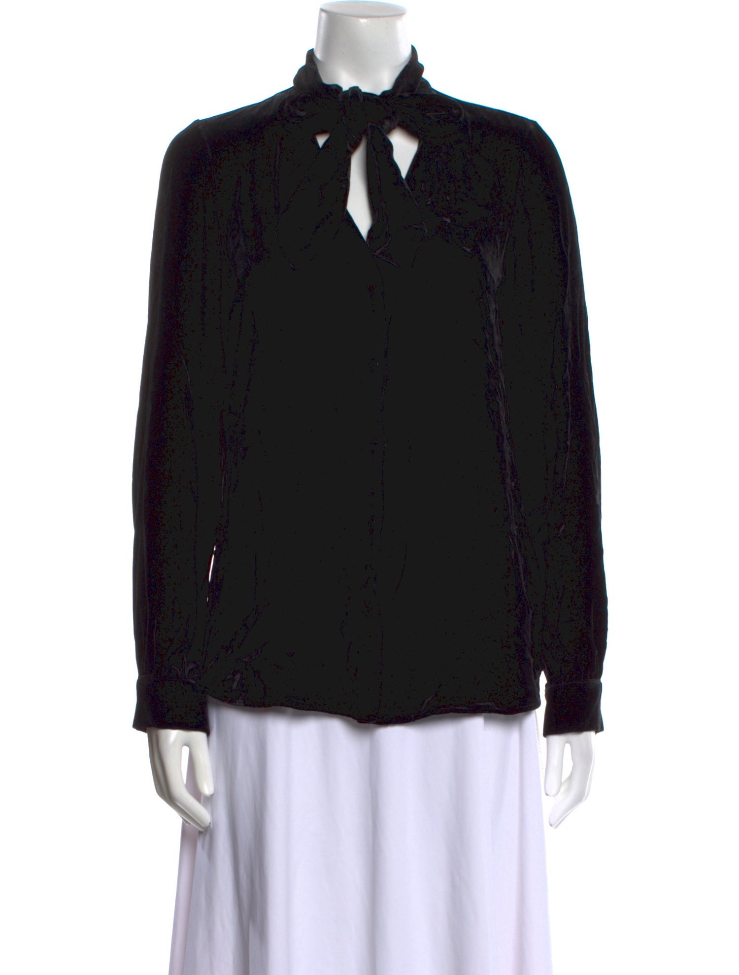 L'Agence Long Sleeve Button-Up Top