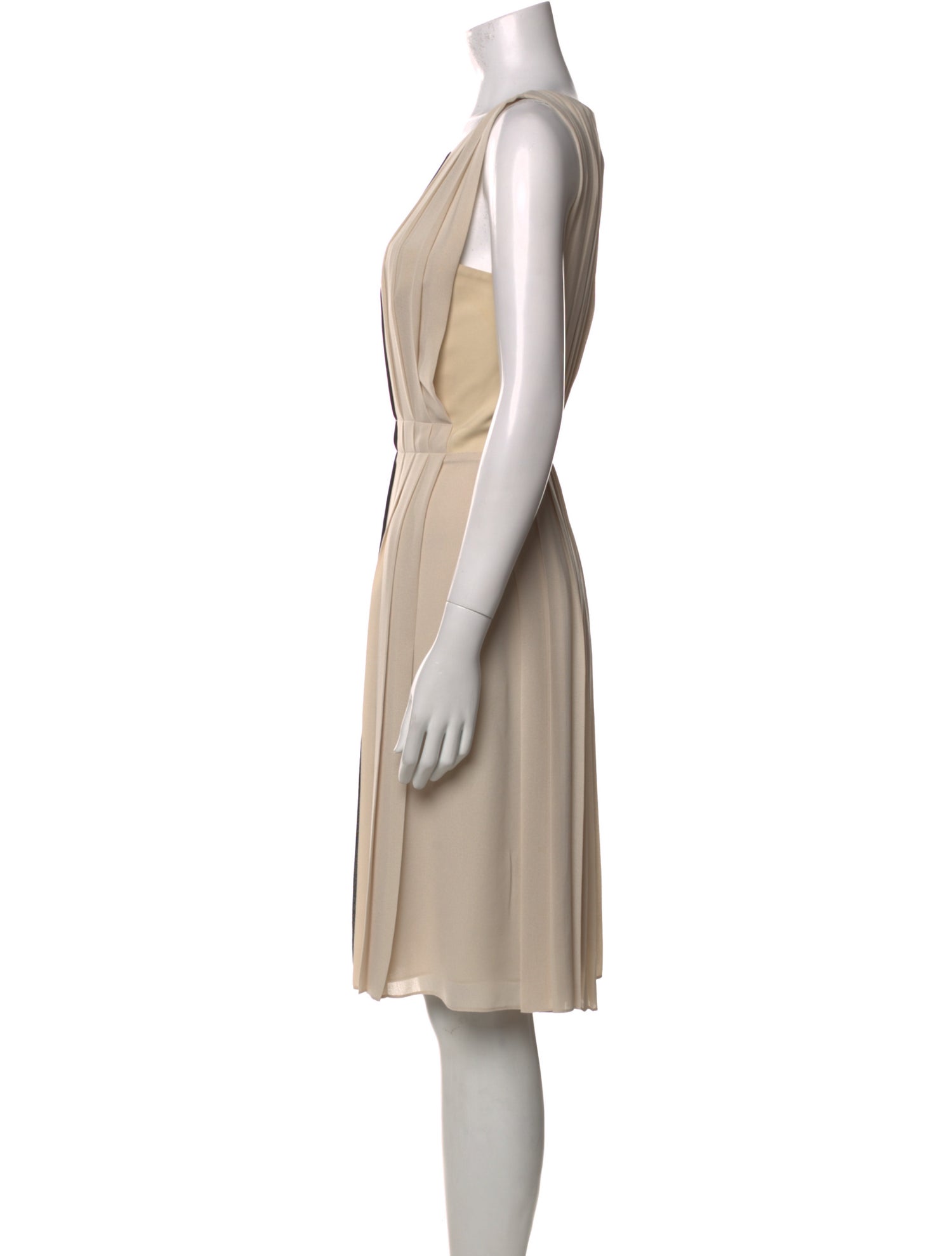 L'Agence Scoop Neck Mini Dress