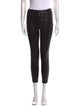 L'Agence Lamb Leather Skinny Leg Pants