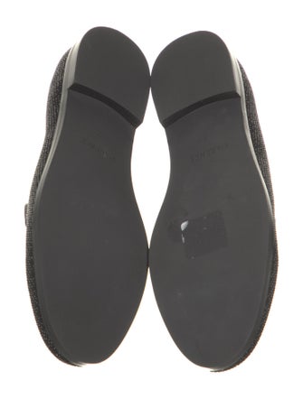 L'Agence Suede Studded Accents Loafers