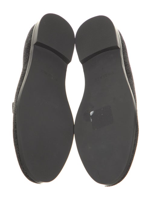 L'Agence Suede Studded Accents Loafers