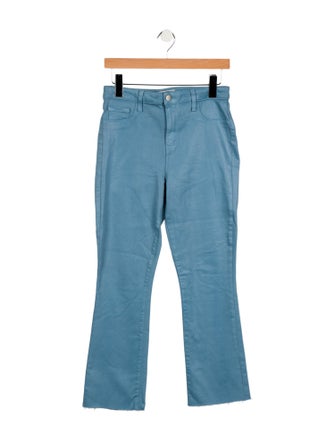 L'Agence Mid-Rise Straight Leg Jeans