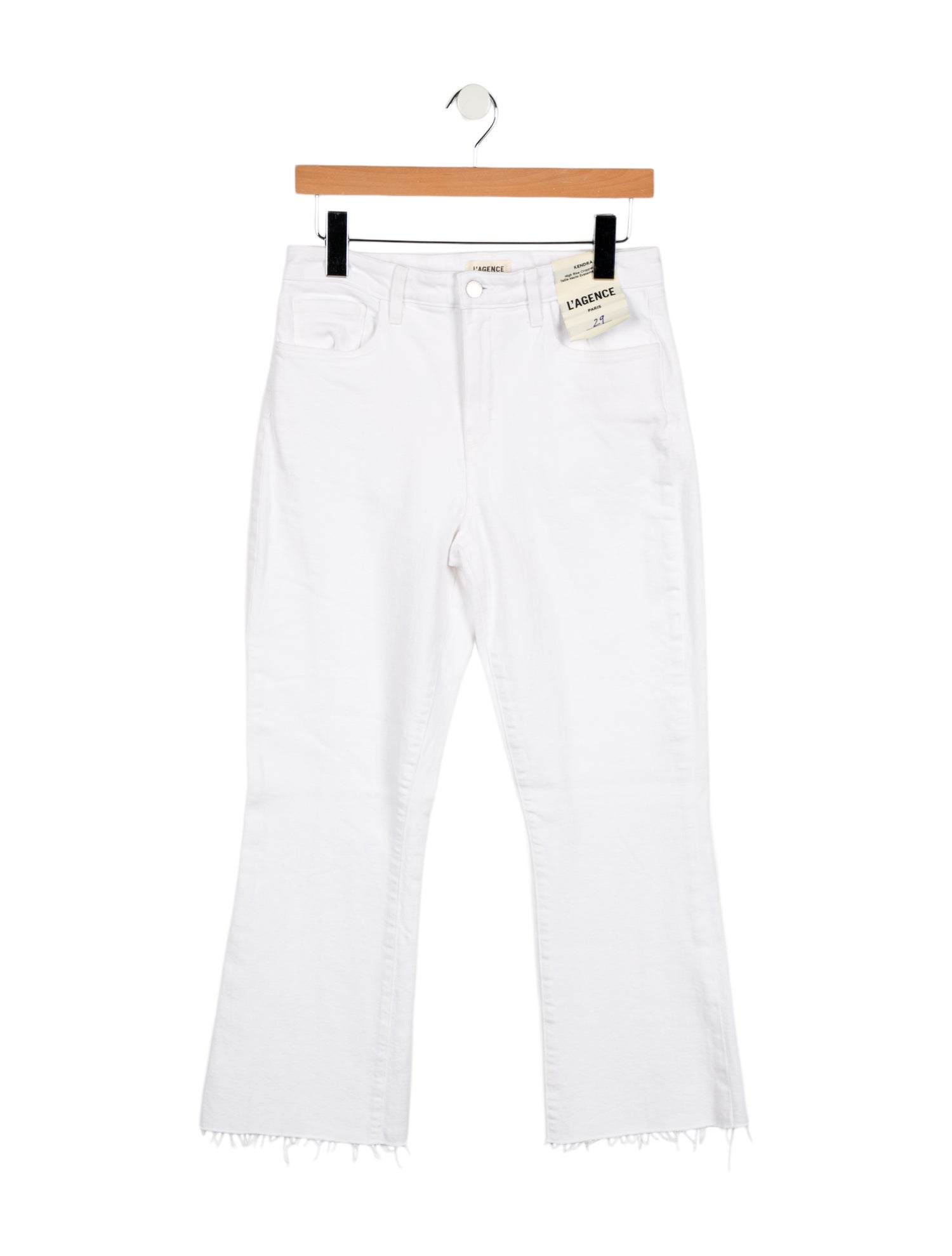 L'Agence Mid-Rise Wide Leg Jeans w/ Tags