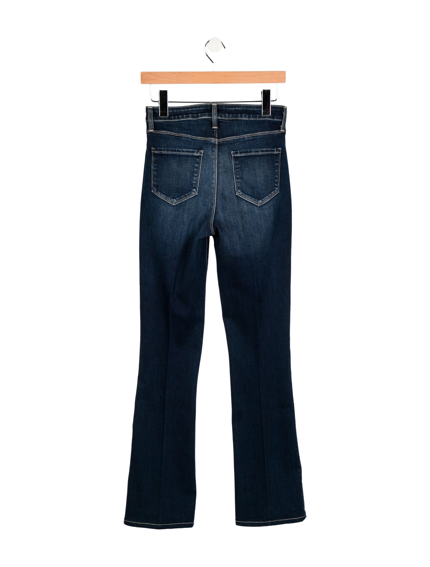 L'Agence Mid-Rise Straight Leg Jeans
