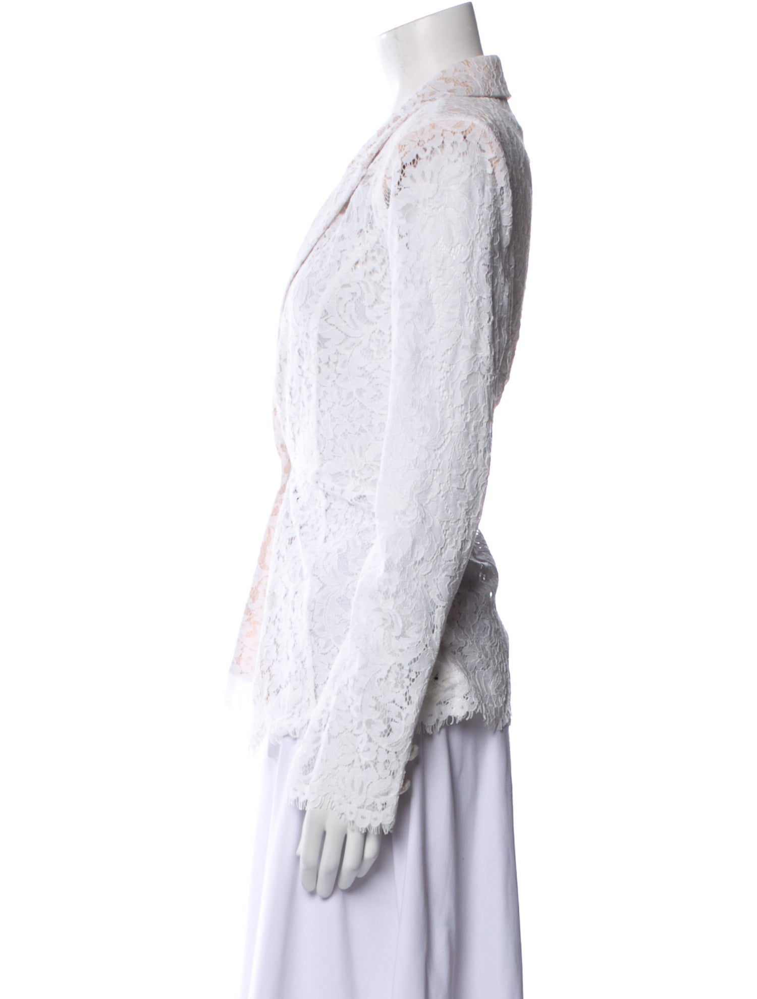 L'Agence Nylon Lace Pattern Evening Jacket w/ Tags