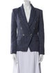 L'Agence Tweed Pattern Blazer