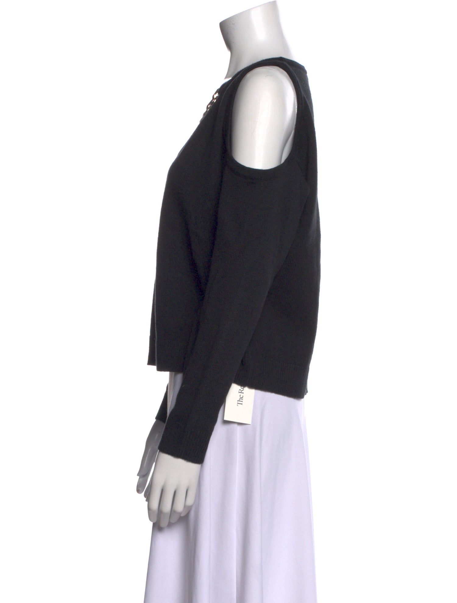 L'Agence Scoop Neck Long Sleeve Sweatshirt