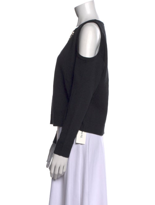 L'Agence Scoop Neck Long Sleeve Sweatshirt