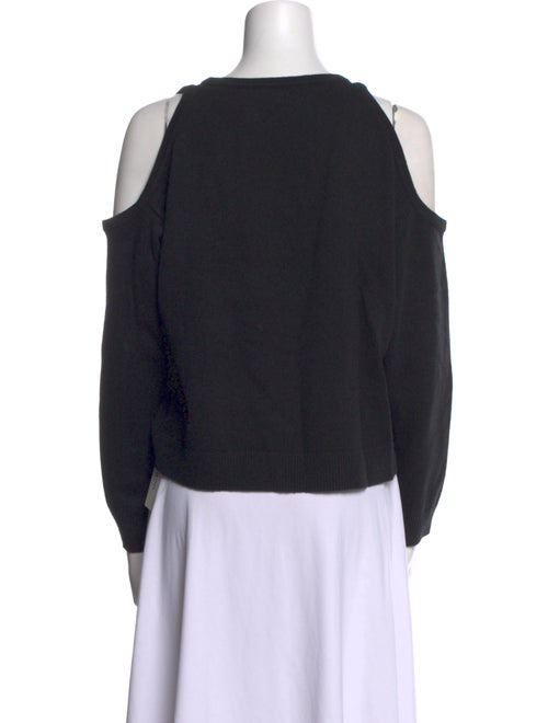 L'Agence Scoop Neck Long Sleeve Sweatshirt