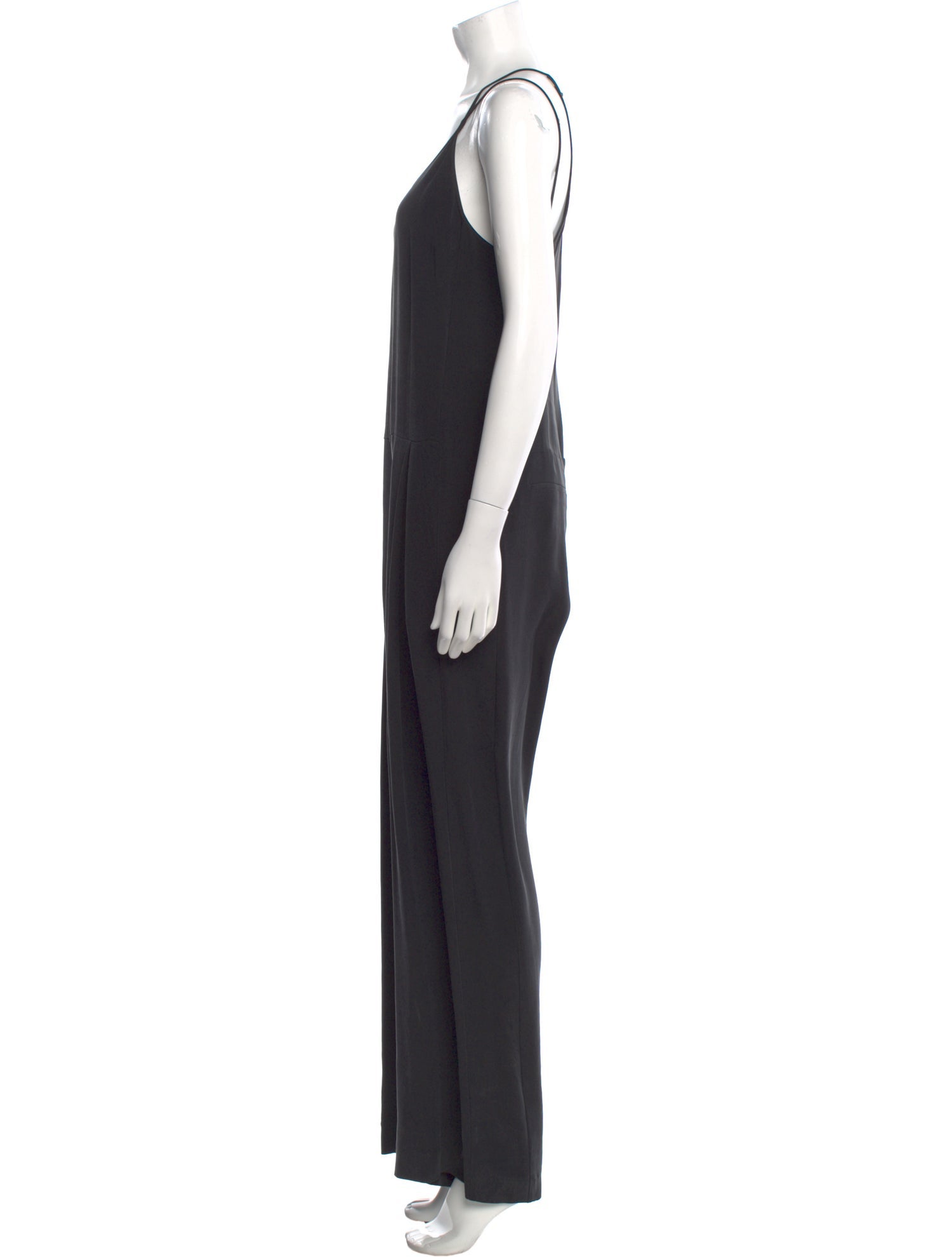 L'Agence Silk Scoop Neck Jumpsuit