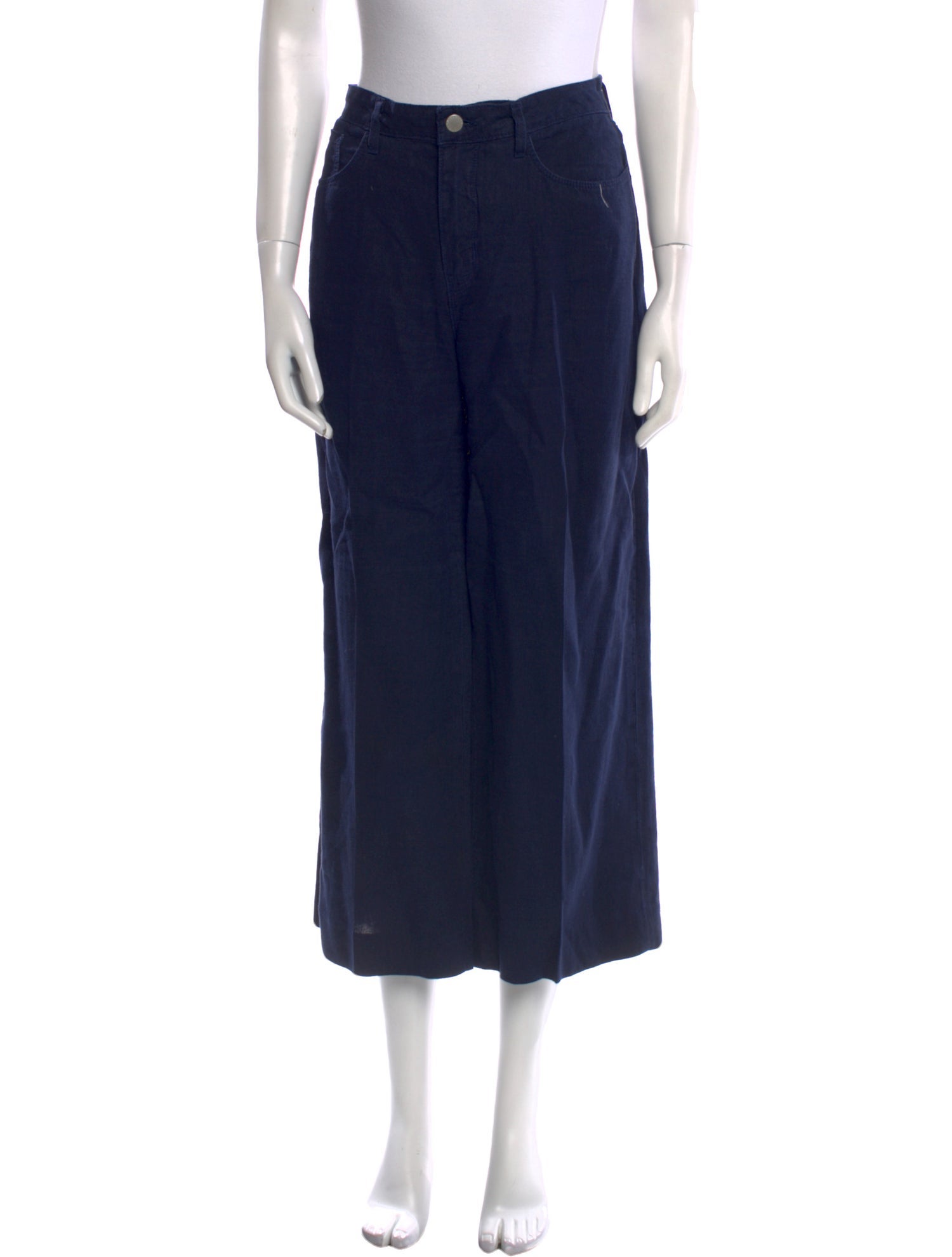 L'Agence Linen Wide Leg Pants