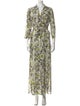 L'Agence Silk Long Dress