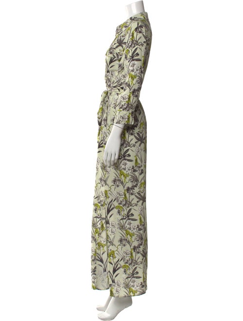 L'Agence Silk Long Dress