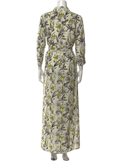 L'Agence Silk Long Dress