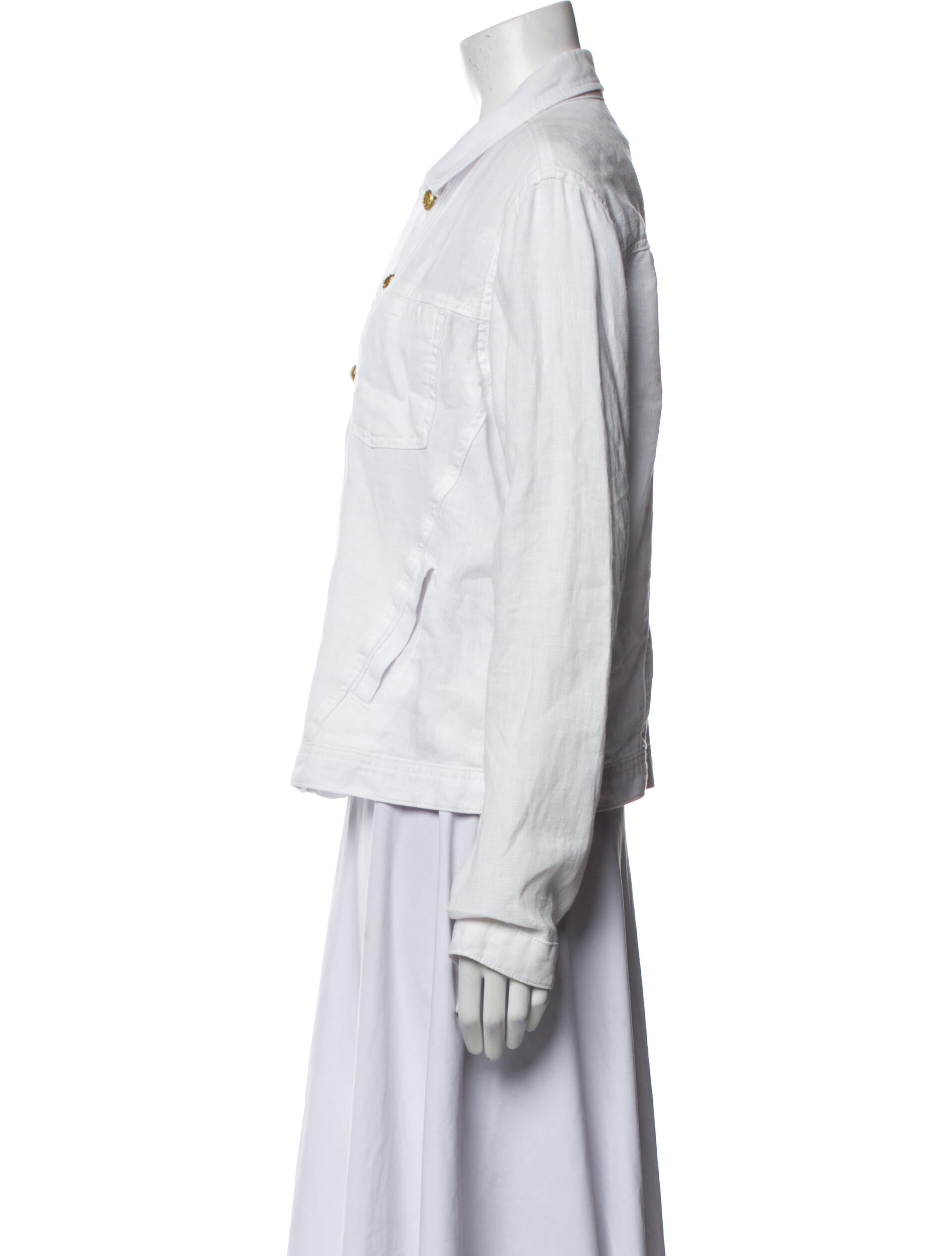 L'Agence Linen Denim Jacket