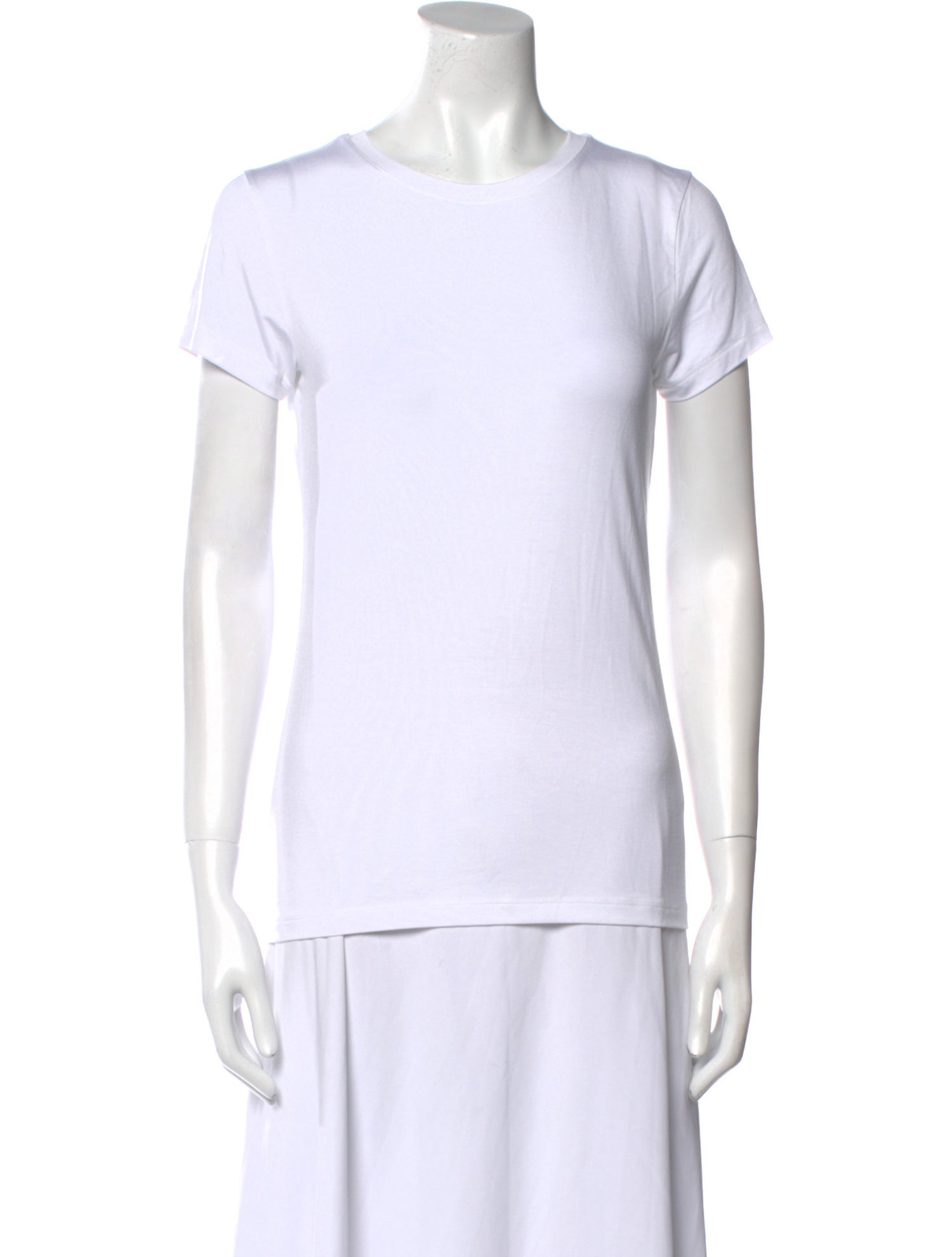 L'Agence Crew Neck Short Sleeve T-Shirt