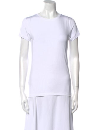 L'Agence Crew Neck Short Sleeve T-Shirt