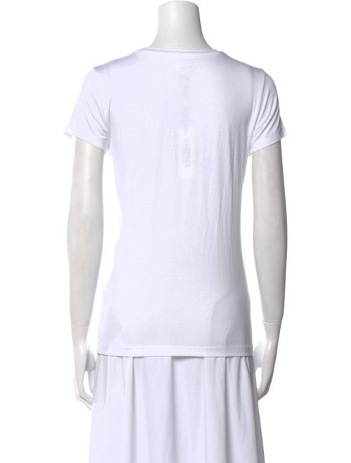 L'Agence Crew Neck Short Sleeve T-Shirt