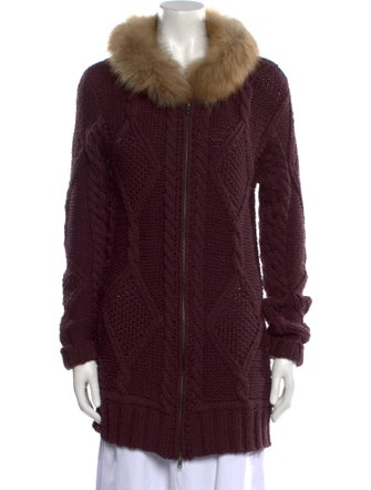 L'Agence Merino Wool Mock Neck Sweater