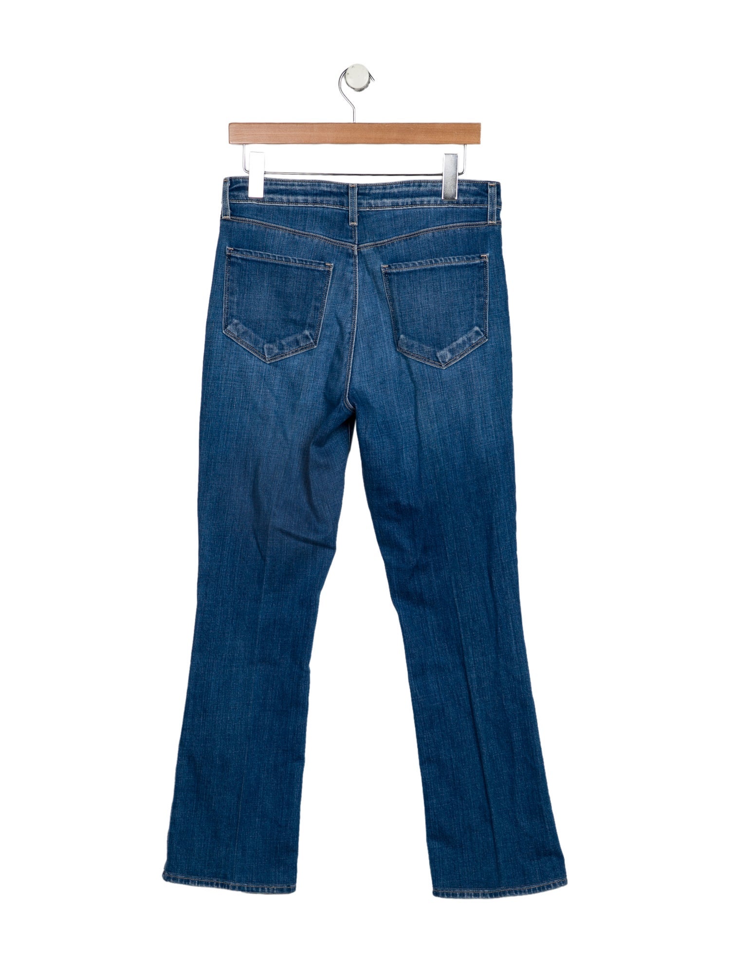 L'Agence High-Rise Straight Leg Jeans