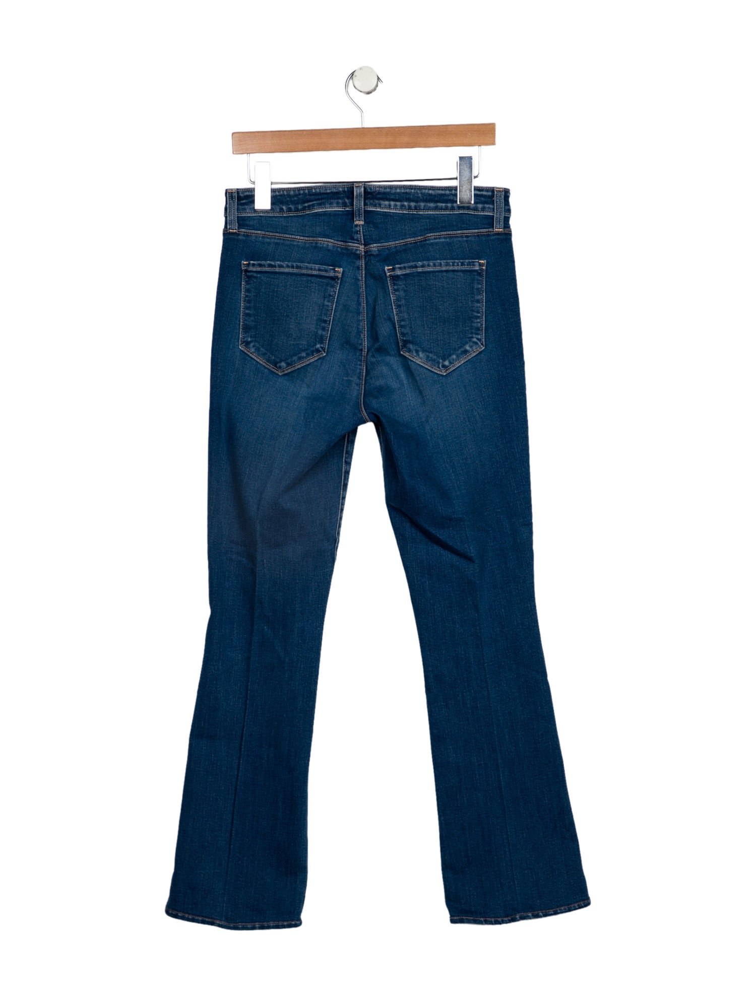 L'Agence Mid-Rise Straight Leg Jeans