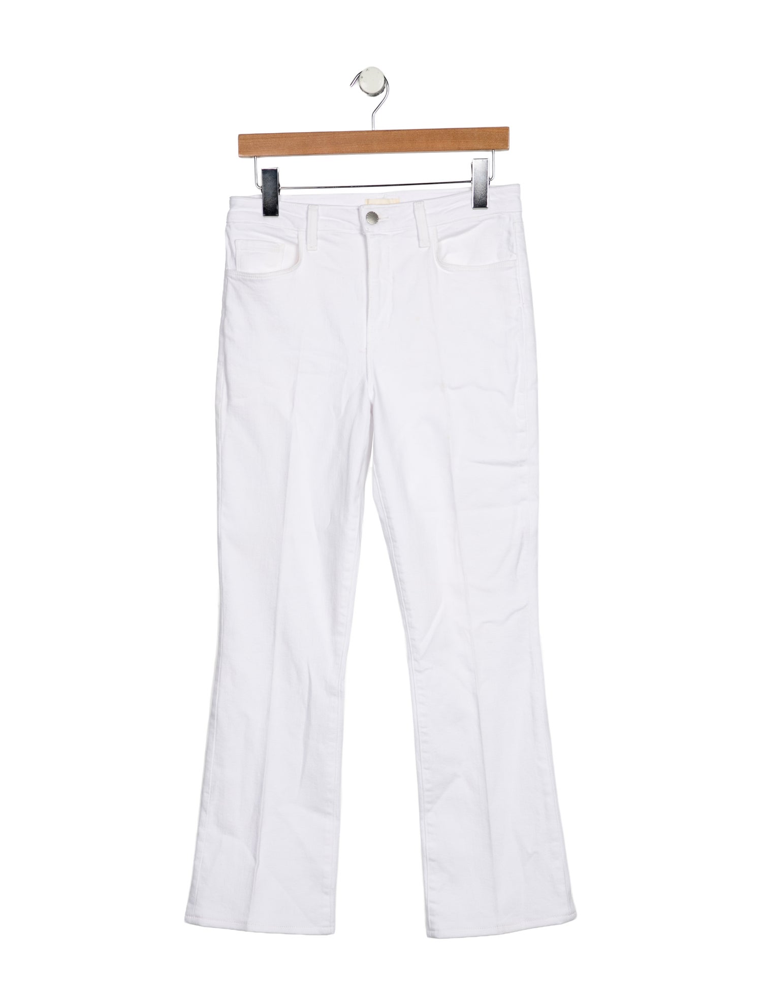 L'Agence Mid-Rise Straight Leg Jeans