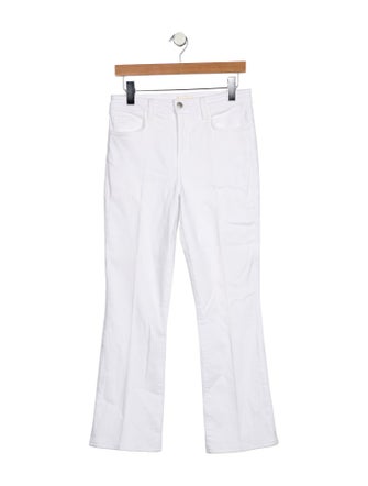 L'Agence Mid-Rise Straight Leg Jeans