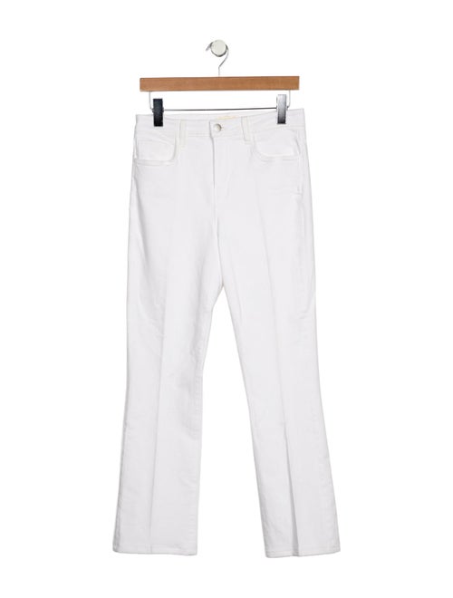 L'Agence Mid-Rise Straight Leg Jeans